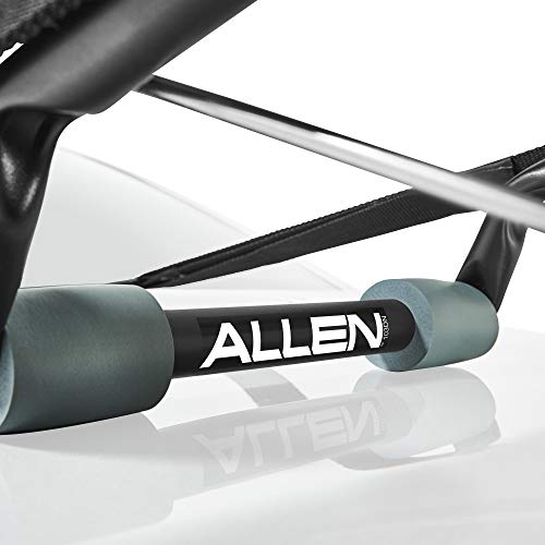 Allen Sports Deluxe Trunk Mount 3-Bike Carrier, Model 103DN-R, Black - color: Red/ Black, size: 3-bike, style: Bike Rack