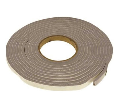Frost King Vinyl Foam Tape - Closed Cell - Moderate Compression, 3/4" W, 3/16" Thick, 17' L, Grey - size: Pack of 1, style: 3/4"W,3/16"T,17'L,Grey