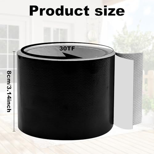 Engorgio Waterproof Repair Tape for Awning,3inX25ft,Fabric, RV Roof,Tarp,Sail and Boat Cover Outdoor Repair Patch, Multipurpose,Heavy Duty,UVproof and Heat-Resistant