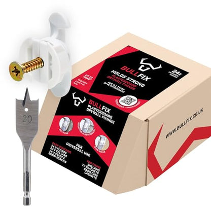 Bullfix Drywall Anchors and Screws Kit - 24 Pack, Holds 255lbs, Heavy Duty Drywall Anchors for Shallow Hollow Cavity with 13/16" Drill Bit, Dry Wall Screws, Heavy Duty Dry Wall Kit - size: 24 Pack