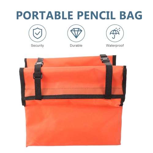 DOITOOL Folding Ladder Tool Bag Organizer: Telescopic Ladder Tool Pouch for Tool Storage - Extension Ladder Storage Tool Hanging Bag (11.79 X 5.31 X 0.79in)