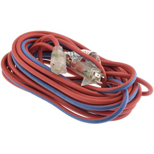 PRO SOURCE 50 Foot Blue & Red 14-Gauge Outdoor Extension Cord with Indicator Light - color: Blue & Red