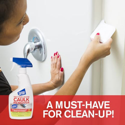Motsenbocker’s Lift Off 41116 16-Ounce Silicone Latex Caulk and Foam Sealant Remover Spray is Safe on Showers, Construction Adhesives, Stainless Steel, Ceramic Water-Based, White - size: Pack of 1