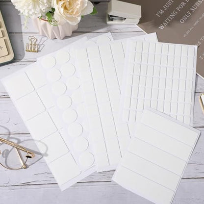 JANYUN 140 Pcs Double Sided Sticky Dots Removable Round Putty Clear Double Sided Tape for Crafts No Trace Sticky Tack Adhesive Tape (25 mm) - size: 0.98" Round