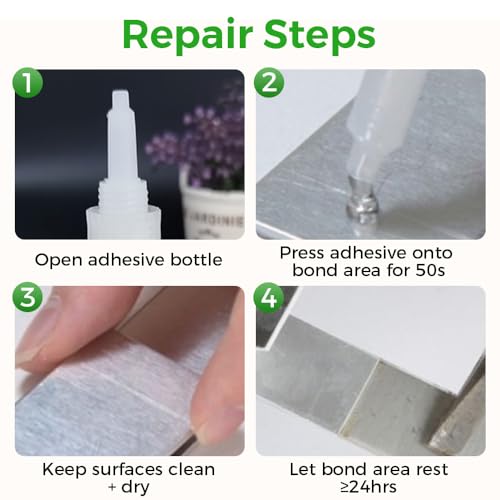 Welding High Strength Oily Glue, Multi Purpose Repair Adhesive for Metal Plastic Wood Ceramic Leather, Fast Bonding Precision Tip Super Glue for Household Fixes (1)
