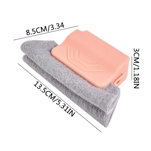 Magic Window Track Cleaner, 2024 New Window Groove Cleaning Brush Tools Set, Creative Cleaner Brushes Tools for Window lides Gaps, Sliding Door Track, Tile Lines Shutter Car Vents (Mixed, 6PCS) - color: Mixed, 6pcs
