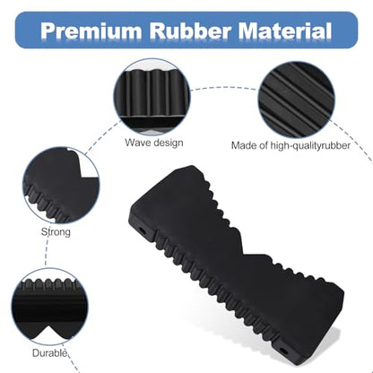 Anti-Slip Ladder Stabilizer, Rubber Steep Ladder Accessory Ladder Stabilizer Rubber Fall Prevention, Scratch Protection, Extension Ladder Attachment Against Wall, Telegraph Pole
