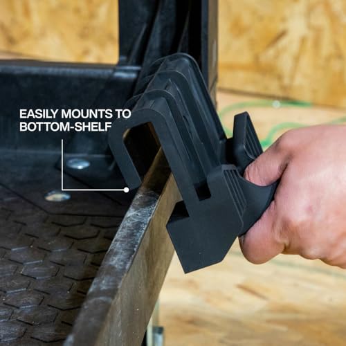 Klein Tools 54852MB MODBox Utility Cart Conduit Bender Holder, Snaps in to Securely Hold 1/2, 3/4 or 1-Inch Conduit Bender, Brooms, Mops - size: Conduit Bender Holder