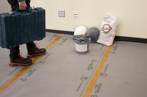 GATORSHIELD Reusable Heavy Duty Temporary Floor Protection Roll for Renovations – Slip-Resistant Surface | Absorbs Spills & Tear Resistant | non Breathable vapor Barrier - (38" x 100')