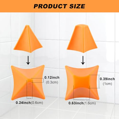 2 PCS Silicone Seam Tool Silicone Caulking Tool, Caulk Applicator, Easy to Use and Reusable Caulking Applicator Finishing Tool for Kitchen, Bathroom, Joint