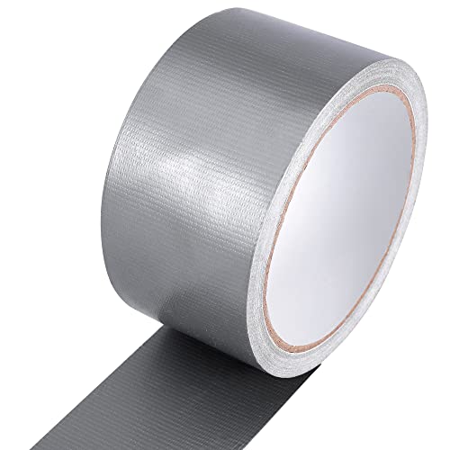 Reniteco Silver Duct Tape- 2 inches x 10 Yards, Waterproof & All-Weather, No Residue, UV Resistant, Heavy Duty for Car, Home & Outdoor Repairs, 1 Roll - color: Silver, size: 2in*10yard
