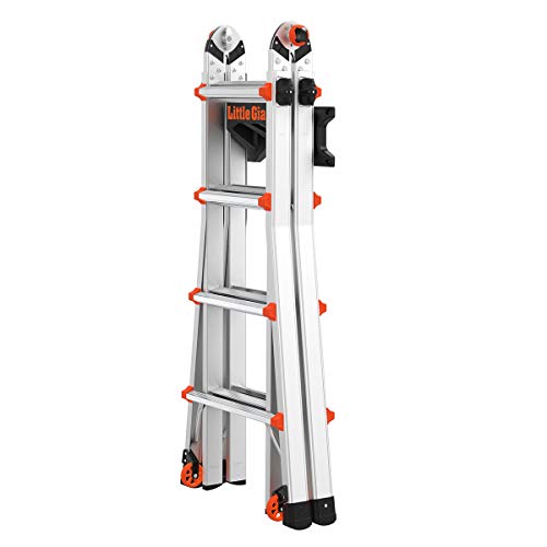 Little Giant Ladder Systems 15097 Ladder Storage Rack, Black/Orange