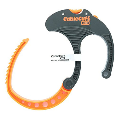 PRO (4 Pack: 4x Large 3 Inch Diameter) Adjustable, Reusable, Cable Tie Replacements for Extension Cords or Electronics