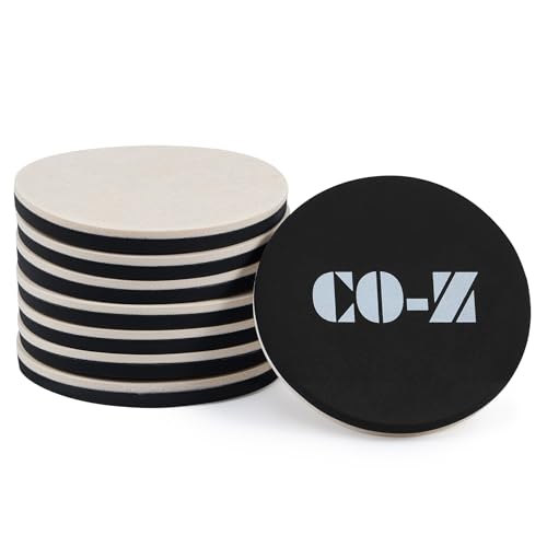 CO-Z 8pcs Felt Furniture Sliders for Hardwood Floors, 4 3/4 in Reusable Furniture Pads, Heavy Furniture Movers Sliders for Hard Surfaces, Thick Moving Pads Floor Protectors for Vinyl Tile Floors - size: 4 3/4" Round-8 Pack, Felt