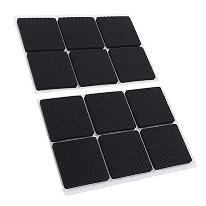12pcs Non Slip Furniture Pads 1.8 Self Adhesive Hardwood Floors Protectors Grippers, Keep Furniture in Place and Silence