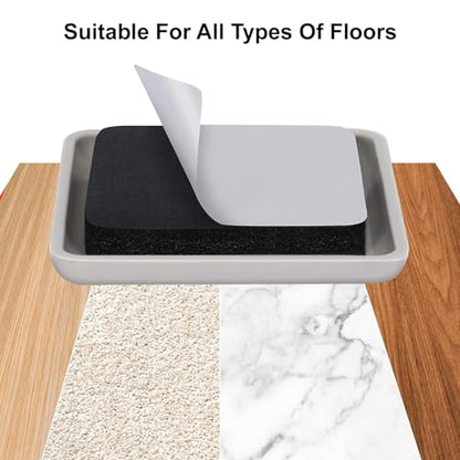 20pcs 2" Self-Stick Furniture Sliders,Square Small Furniture Sliders for Carpet,Furniture Moving Glides for Furniture-Adhesive Carpet Sliders - size: 20 pcs 2" Small Square Self-Stick