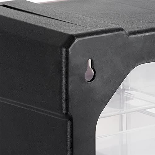 INTERTOOL Small Parts Organizer for Hardware & Screws | 39 Removable Bins with Dividers | Wall Mount or Desktop Craft & Lego Storage Cabinet | 19” x 15” x 7” BX08-4013 - style: 39 Drawers