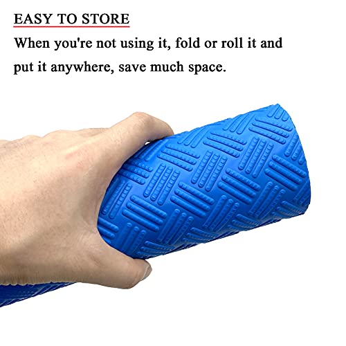 Swimming Pool Ladder Mat - Protective Pool Ladder Pad Step Mat with Non-Slip Texture, Blue Medium Pool Step Mat, Pool Liner Protection Mat (60 X 45 inch) - size: 60 X 45 inch