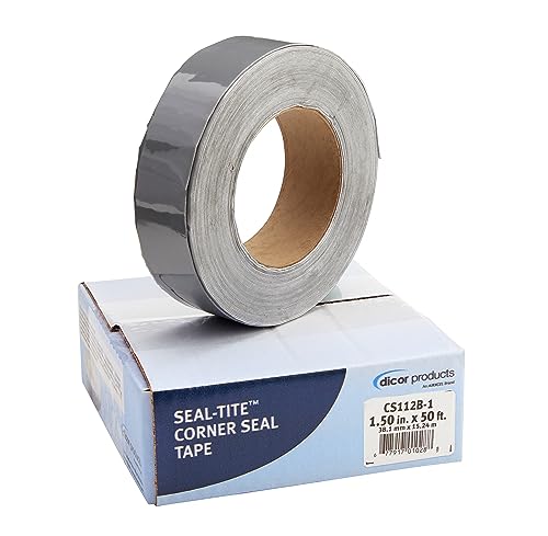 Dicor CS112B-1 Seal-Tite Corner Seal Tape - 1.5" x 50' RV, Trailer, Motorhome Repair Tape - size: 1.5" x 50'