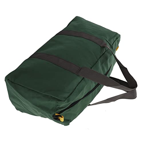 20 Inch Wide Mouth Tool Bag Large Capacity Tote Organizer for Carpenters Electricians Plumbers DIY Crafts Gardeners Portable with Handle - size: 20 Inch