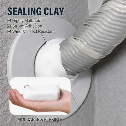 Waterproof Sealant Putty, Quick Repair Mending Clay for Pipe, Wall Hole & AC Opening, Strong Sealing Mud for Leak Proof Fix (4) - color: 4