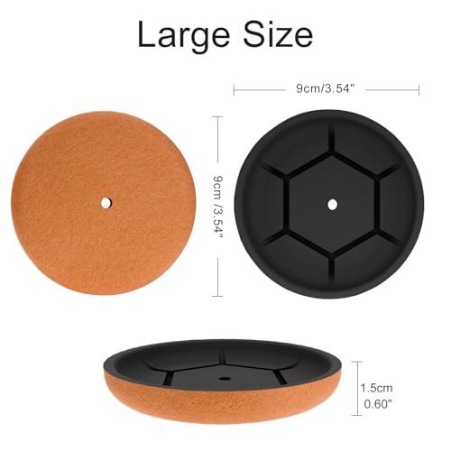 8 Pcs Furniture Sliders, Furniture Movers for Hardwood Floors & Carpet, Heavy Duty Furniture Sliders for Smooth Glide-3 1/2" S - size: 3 1/2"