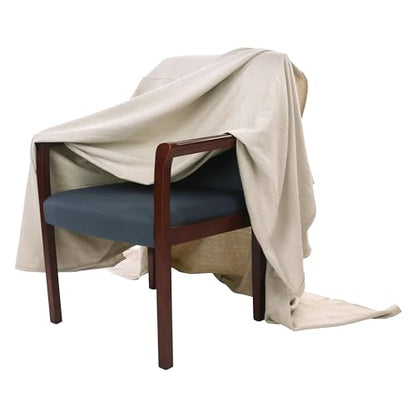 EZ Drop Painter's Large Canvas Fabric Drop Cloth for Painting (5 ft. x 20 ft.) - size: 5 ft. x 20 ft.