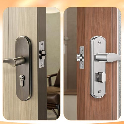 Adjustable Door Latch, 60/70mm Adjustable Passage Door Latch, Doors Knob Latches, Tubular Mortice Latches, Doors Knob Parts for Lever Handles, Internal Handles