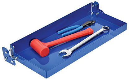 Vestil LAD-TT-B Steel Ladder Tool Tray 23-9/16 in. Width Blue