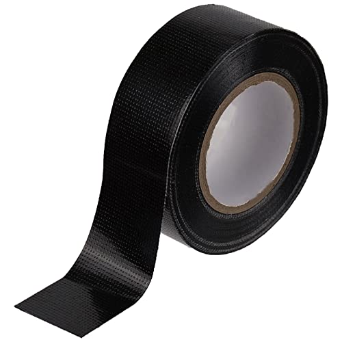 Mini Duct Tape, 1" x 10 yd Travel Size Duct Tape 1 Pack, Small Roll, Waterproof, Emergency Kit, Multi-Purpose, Tear by Hand for Indoor Outdoor Use, Repairs, Black - size: Black