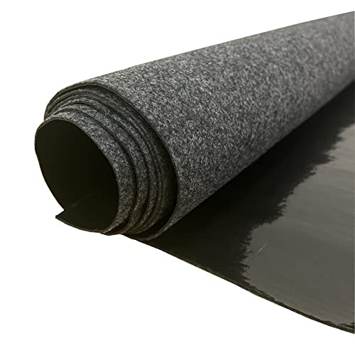 Oil Drip Pan Protection Mat - Washable 36x72 Inches, Rubber Backed, Safeguards Floor from Spills & Stains - size: 36 X 72 Inches