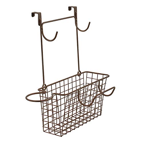Spectrum Diversified Basket Grid Wide Hair Styling Station, Over The Cabinet Door, Bronze - color: Bronze, size: Medium