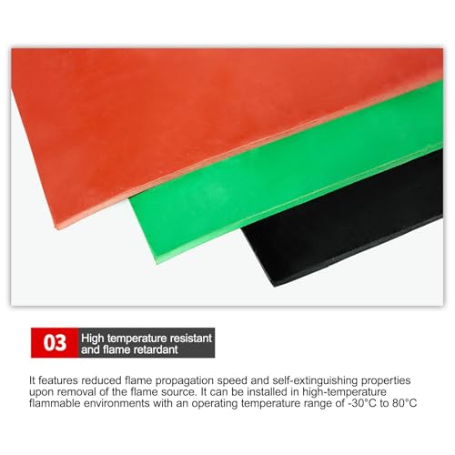 Non-Slip Anti-Fatigue Rubber Floor Mat for Entryway, Home Gym, Garage & Workbench – Durable Utility Mat 78.7"x0.19" for Comfort & Safety - size: 2mx5mm/78.7x0.19in