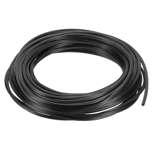uxcell TPE Screen Spline, 0.16"x39.4ft Round Window Screen Repair Retainer Spline for Door Window Screens Replacement (12 Meter, Black) - size: 0.16" x 39.4ft