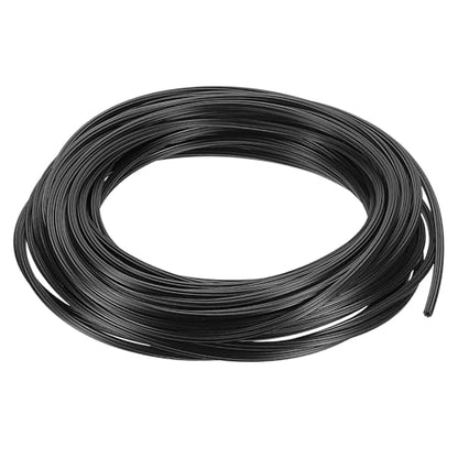 uxcell TPE Screen Spline, 0.16"x39.4ft Round Window Screen Repair Retainer Spline for Door Window Screens Replacement (12 Meter, Black) - size: 0.16" x 39.4ft