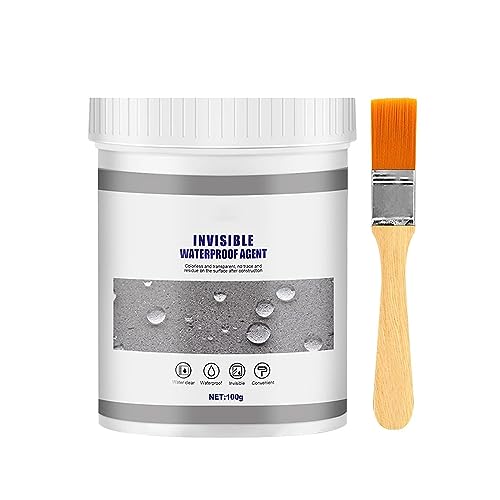 Transparent Waterproof Coating Agent, 100 Grams Super Strong Invisible Waterproof Agent, Water-Resistant Anti-Leakage Adhesive Transparent Leakage Protection Glue (B) - color: B_100G