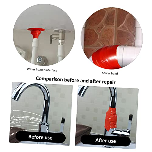 Cabilock Sealant Tape for Leaks Self Adhesive Pipe Repair Tape for PVC Ppr Metal Iron Cast Plumbing and Heating Joint Sealing and Leak Prevention