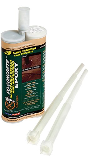 PC Products PC-Concrete Epoxy Adhesive Paste for Anchoring and Crack Repair, Two-Part 21.2oz Cartridge, Gray 70222 - size: 21.2 oz, style: PC-Concrete