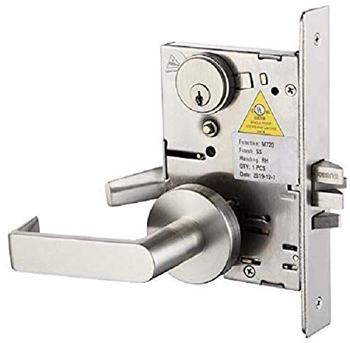 Heavy Duty Modern Mortise Lock Stainless Steel for Classroom Door F05 - color: Rose/ Classroom
