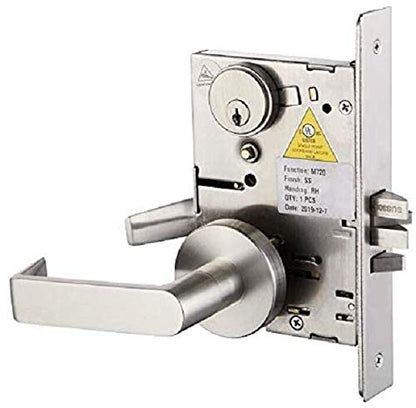 Heavy Duty Modern Mortise Lock Stainless Steel for Classroom Door F05 - color: Rose/ Classroom