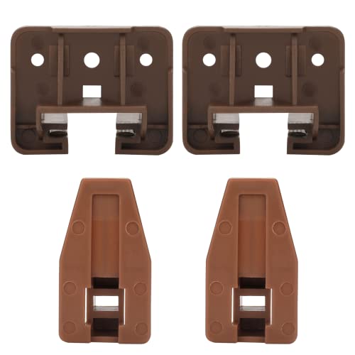 LONTAN DGSL01 Plastic Drawer Slides and Guides 2 Pack Drawer Replacement Part for Center Mount Cabinet Rails Plastic Guides for Dresser - size: 2 Pack, style: Classic
