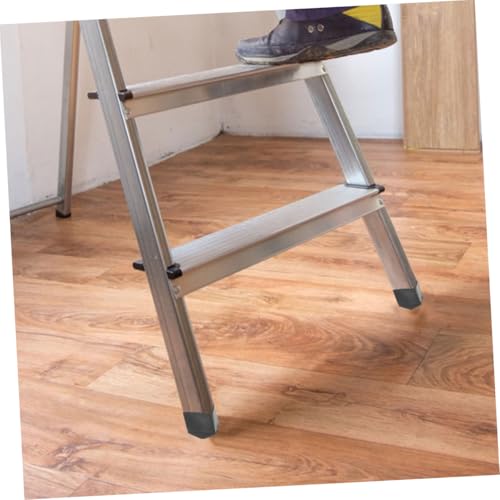 Outanaya 4pcs Ladder Non-Slip Mat Stair Ladder Pads Rubber Feet Covers Slip Protection Simple Installation for Renovations and Maintenance