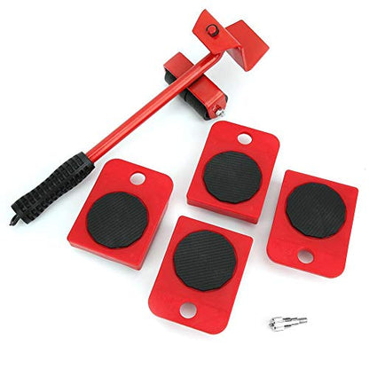 Fafeicy Heavy Duty Furniture Moving Tool, Furniture Slides Kit with Thicken Rolling Wheels Heavy Objects