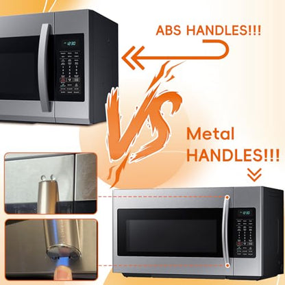 Upgrade ME16A4021AS Microwave Door Handle(Rose Gold 12.28in), Replaces with Samsung Microwave Handle ME16A4021AS, with 2 Screws, DE94-04313F Microwave Door Handle, 365 Days Warranty