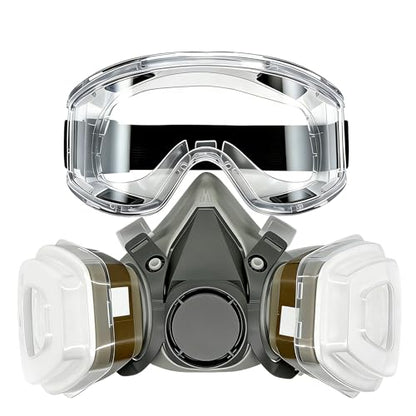 410 Paint Mask, Respirator Mask with Filters Gas Mask for Painting, Sanding, Spraying