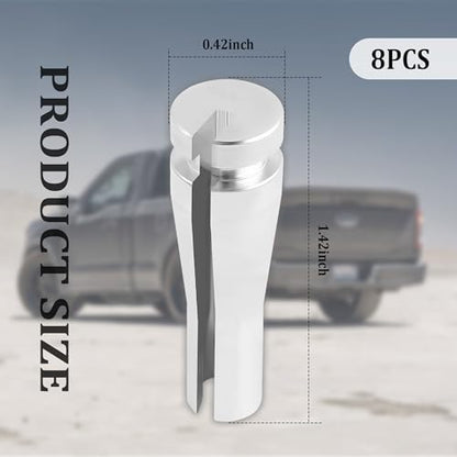 IHOTDER 8PCS Car Rear Door Latch Cable Repair Kit Compatible with Ford & Mazda,Door Handle Cable Ends Replacement OEM#F2UZ15266A46A,Professional Car Accessories for Fix Broken Door Cable