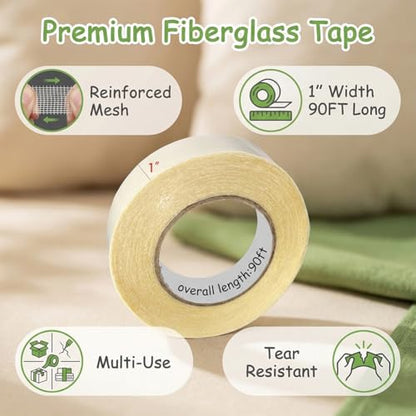 Heavy-Duty Outdoor Banner Tape – Weatherproof Adhesive for Vinyl Banners, Construction Signs & Event Display (6Units)