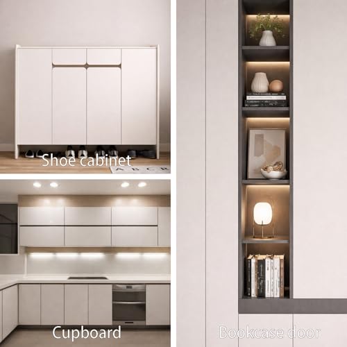 6 Pack Cabinet Hinge Repair Plate Kit, Stainless Steel Cabinet Door Hinge Repair Brackets with Mounting Screws, Metal Hinge Fixing Plates for Kitchen Cabinets, Cupboards and Furniture