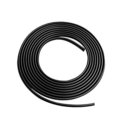ESUPPORT 16ft 5M U Shape Car Door Moulding Rubber Scratch Protector Strip Edge Guard Trim Seal Black - color: Black
