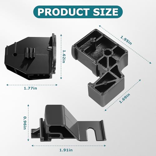 Range Drawer Glide Kit Replacement Kit for Whirlpool Drawer Repair Kit W10763667, W10317899, AP5957524, PS10066107